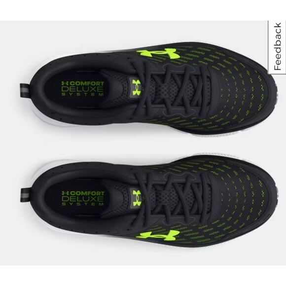 Men's UA Charged Assert size 11.5 XWide (4E) Running Shoes - Picture 2 of 7